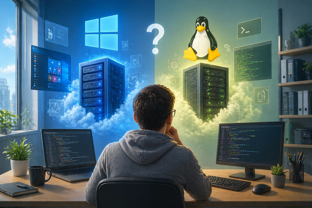 Яку операційну систему вибрати для VPS-сервера: Windows чи Linux